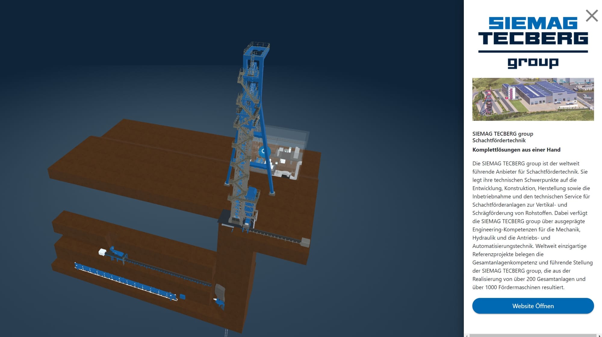 Siemag Tecberg SmartVu with Detail Levels