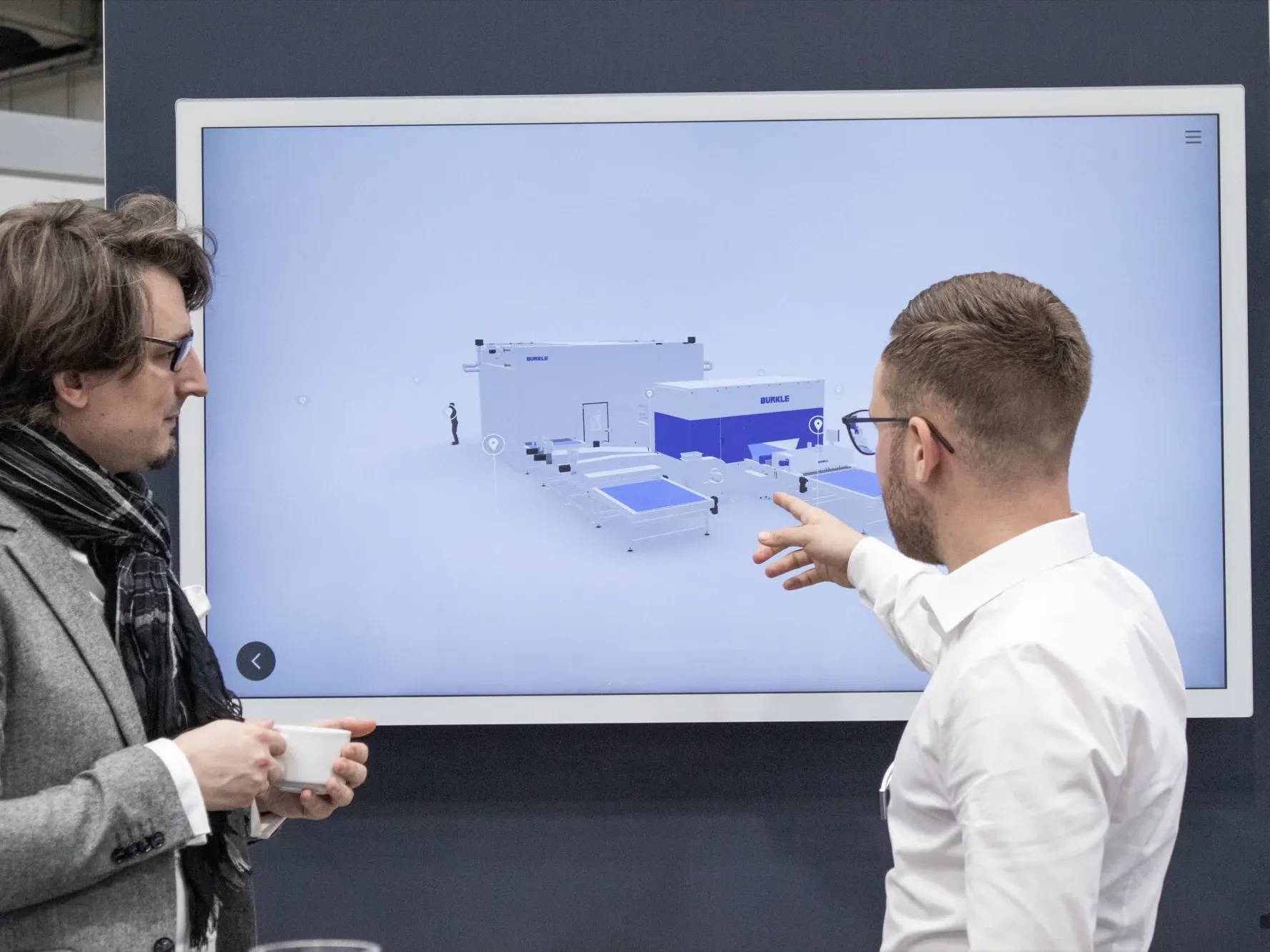 Touchscreen with 3D Product Models