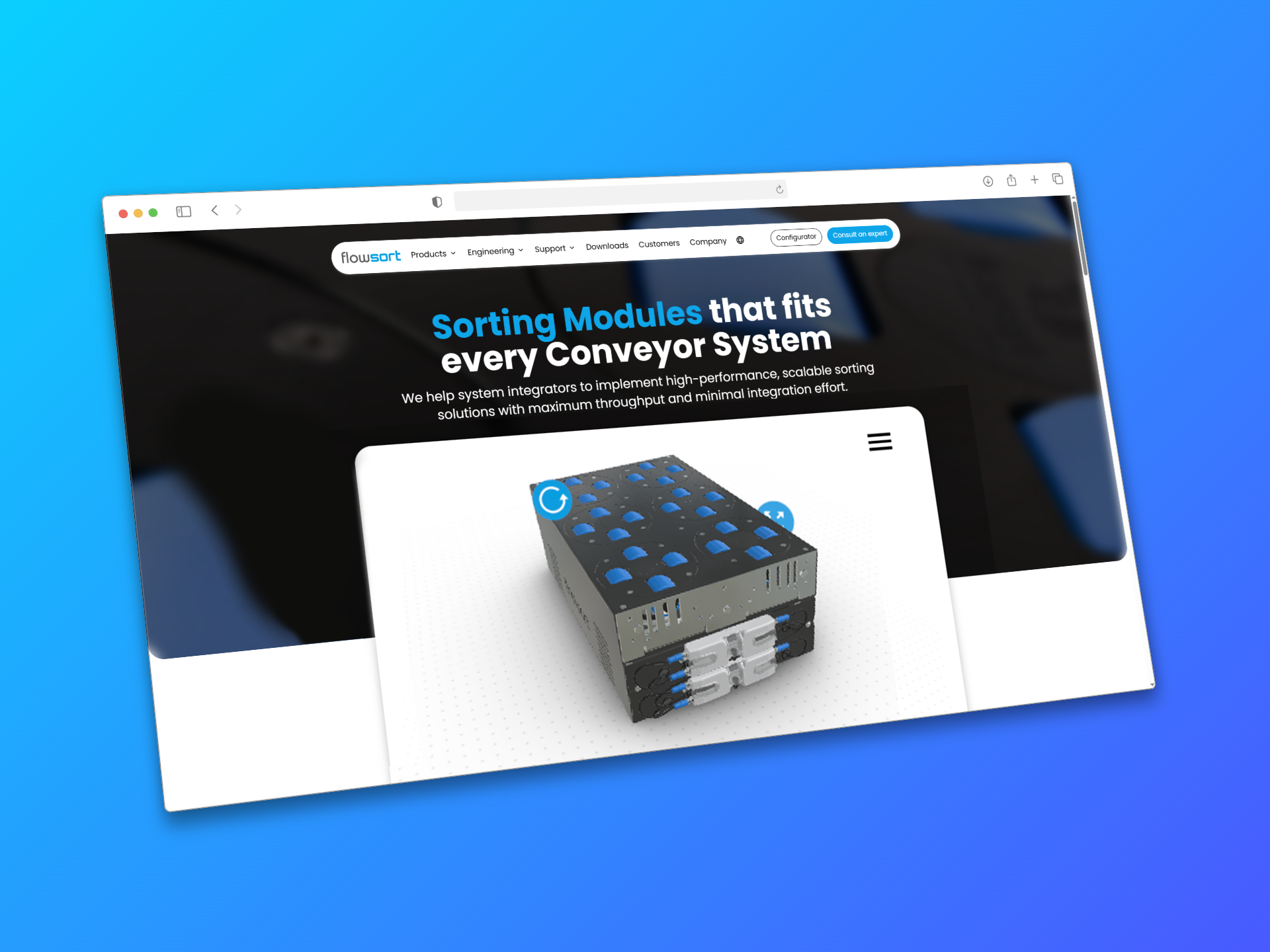 Flowsort SmartVu Website Integration
