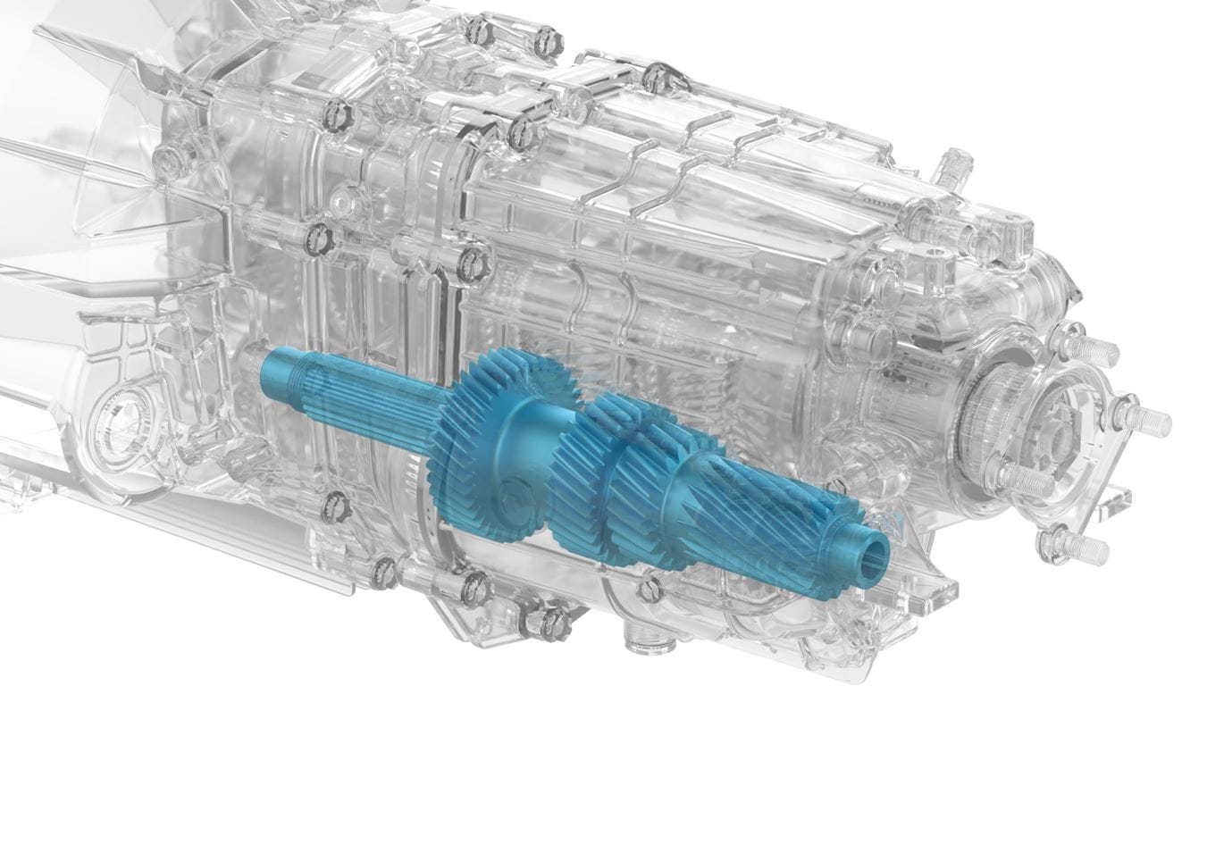 Renderings with hightlighted components