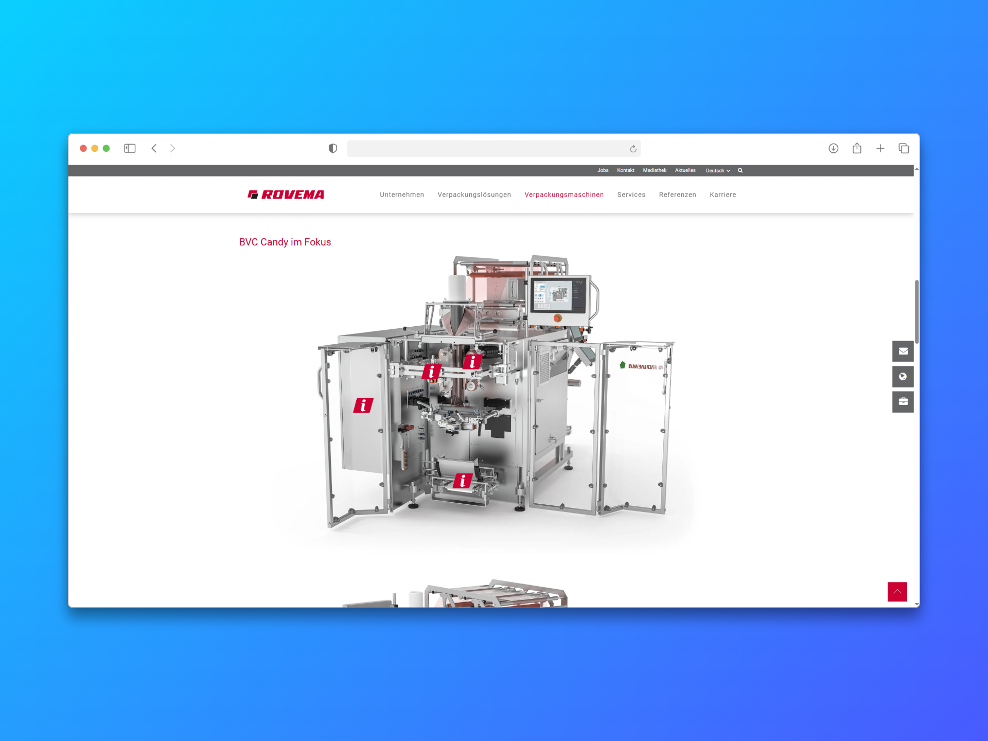 Rovema - Rendering for Website